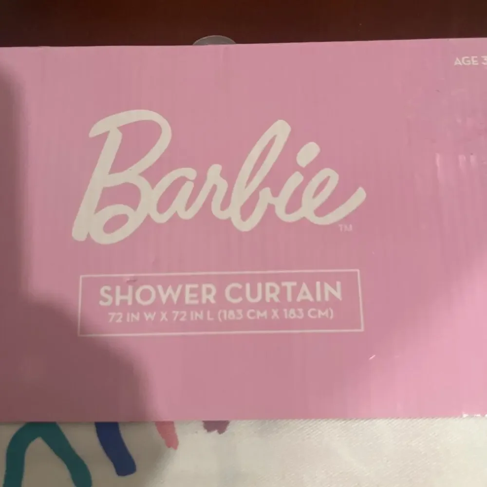 New Barbie Shower Curtain 72x72” Cloth Bathroom Accessories